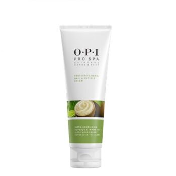 OPI Pro Spa Protective Hand, Nail & Cuticle Cream hydrateert en beschermt de huid en nagelriemen.